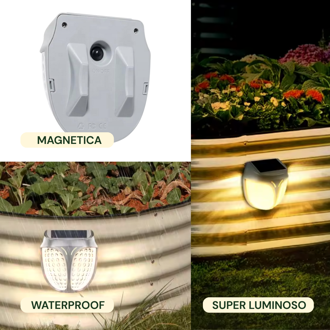 Luce Solare da Giardino per Fioriera