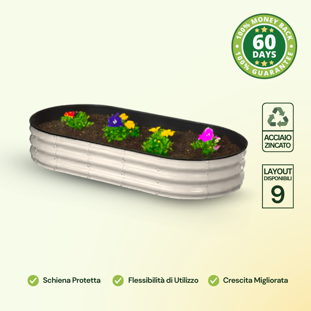 Fioriera Modulare in Metallo 9 in 1 – H28 cm