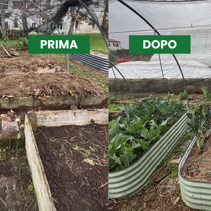 KIT Fioriera Rialzata H43cm x3 Verde