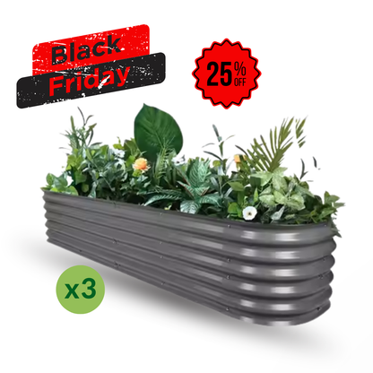 KIT Fioriera Rialzata H43cm x3