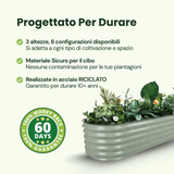Pro Kit Orto Rialzato 8 in 1 – H81 cm