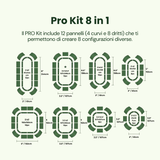 Pro Kit Orto Rialzato 8 in 1 – H81 cm