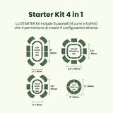 Starter Kit Orto Rialzato 4 in 1 – H81 cm