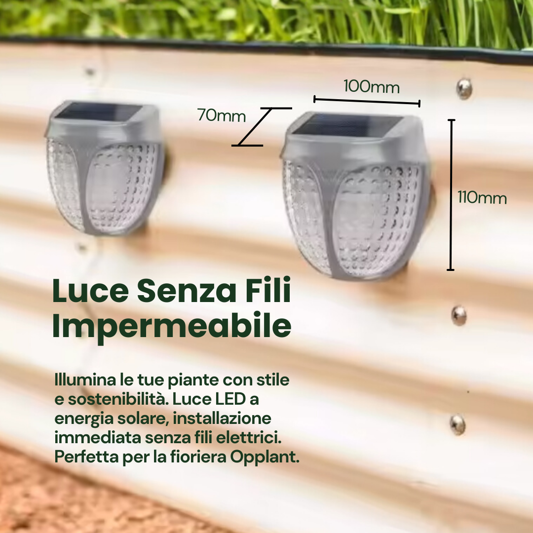 Luce Solare da Giardino per Fioriera
