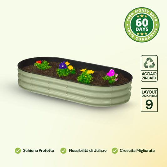 Fioriera Modulare in Metallo 9 in 1 – H28 cm