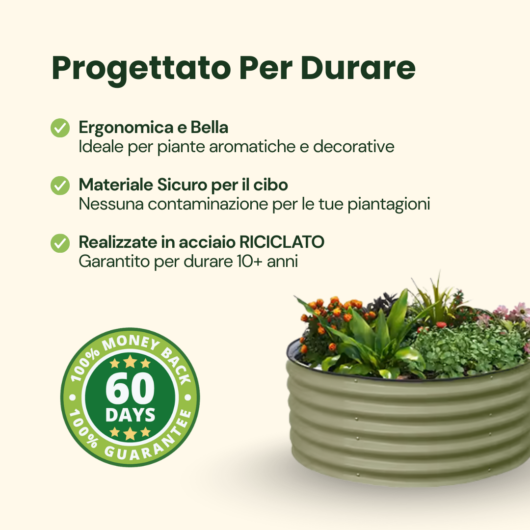 Fioriera Rotonda - H43 cm